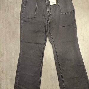 Prana Gray Flare Wide Leg Jeans NWT